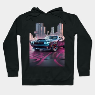 Dodge Challenger Cyberpunk Hoodie